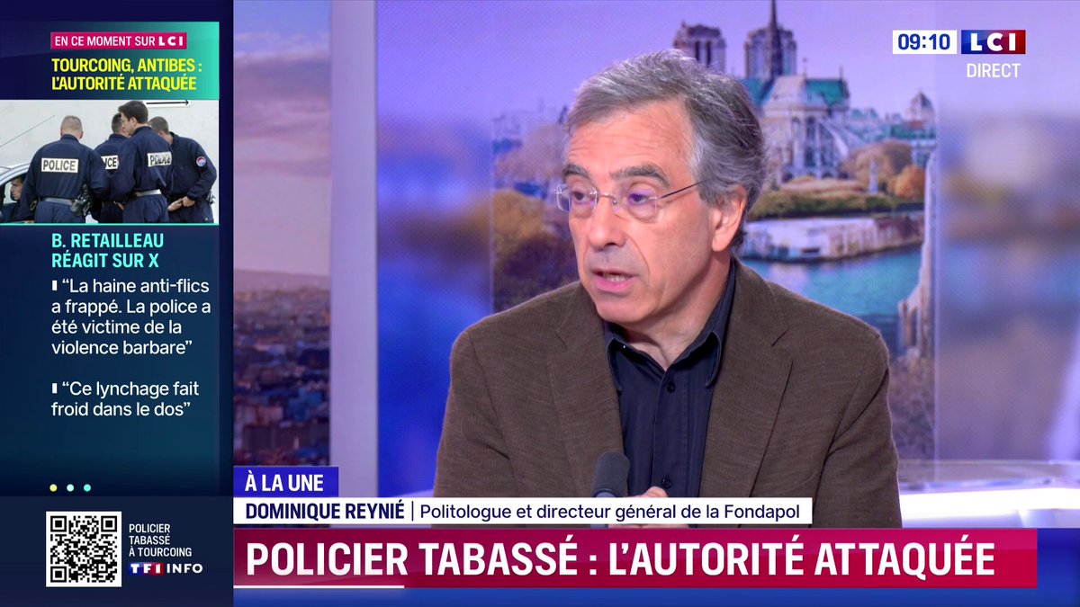 🔴 "Nous ne pouvons pas tenir avec un État qui serait à ce point tétanisé à l'idée de recourir à la force publique (...) Une société ne peut pas perdre face à des mafias, des terroristes" - Dominique Reynié ▶️ En Toute Liberté avec ANAIS BOUTON sur LCI