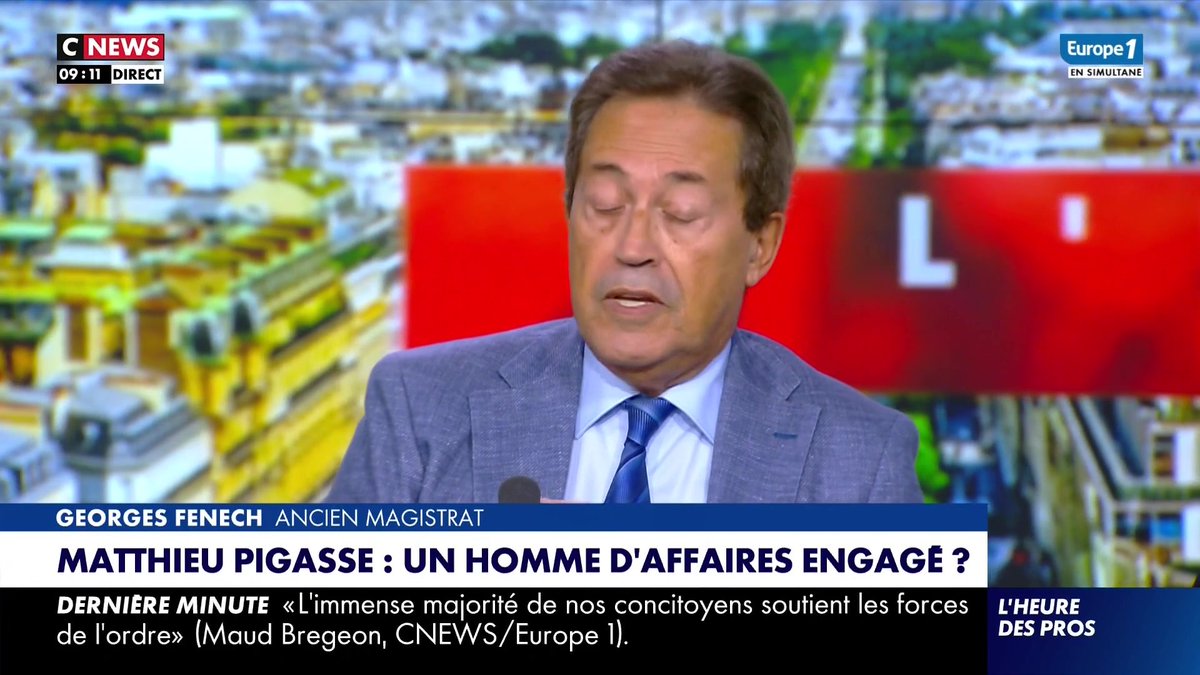 « L’Arcom ne remplit plus ses fonctions d’indépendance. Je suis pour la suppression de l’Arcom et la privatisation du service public », déclare Georges FENECH #HDPros Pascal Praud #Europe1