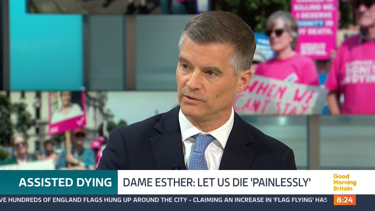 Dame Esther Rantzen says she will be forced to go alone to Switzerland for an assisted death because she will not risk her family being investigated by police. Former Minister for Disabled People, Mark Harper, says the law would be a disaster waiting to happen.