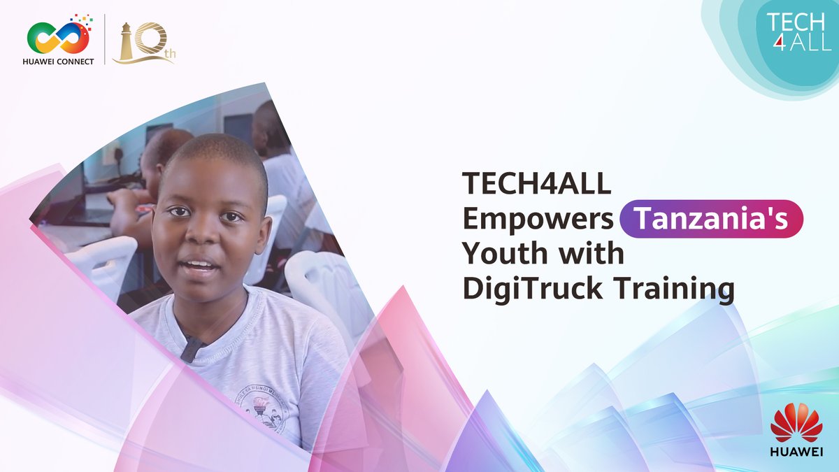 In Tanzania, the TECH4ALL DigiTruck, in partnership with Vodacom, government departments, NGOs, and educational institutions, is delivering digital skills training for a more inclusive future for all. Stay tuned for more TECH4ALL initiatives at HUAWEI CONNECT 2025 in Shanghai.