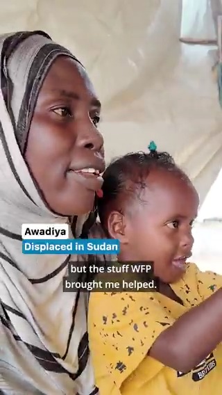 After two years of war, nearly half of people in #Sudan face acute hunger. It is the world’s largest hunger crisis. Hundreds of thousands face famine where fighting is worst. WFP assistance is a lifeline for millions of people every month. But, for the first time, funding shortfalls are forcing WFP to pull back support - putting families like Awadiya’s at greater risk of hunger and malnutrition once again.