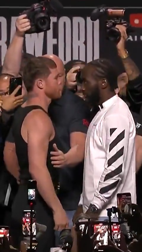 CANELO 🆚 CRAWFORD LE FACE À FACE 👀 SAMEDI CA SE PASSE SUR NETFLIX CA VA PETEEEER 🔥🔥🔥