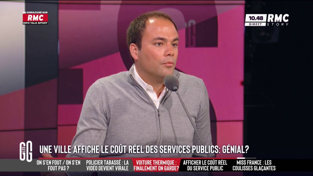 💰 Face au ras-le-bol fiscal, une ville affiche le coût réel des services publics. Charles Consigny : "Pour moi ça alimente le ras-le-bol fiscal. Faut être de gauche pour être content de payer pour tout ça."