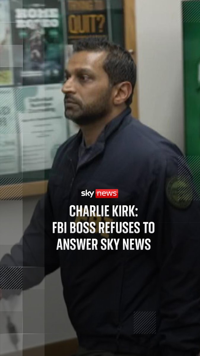 FBI boss Kash Patel refuses to answer questions from James Matthews about why he posted on social media that the killer was in custody, only to update that he had been released. Latest Charlie Kirk news: