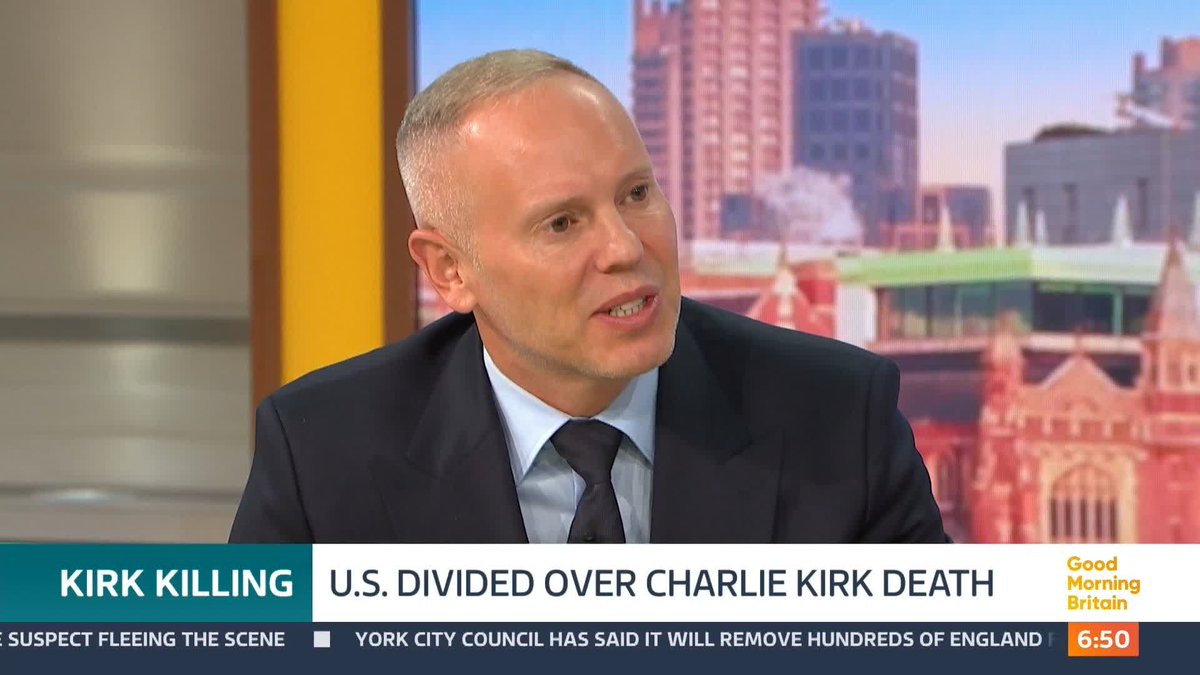 Following the death of far-right influencer Charlie Kirk, Rob Rinder, @KateGarraway, Caroline Flint, and Salma Shah discuss the importance of understanding different perspectives.