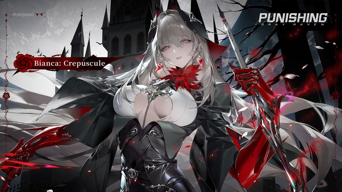 [Punishing: Gray Raven | New SFX Coating: Thorns of Crimson PV] In the nightmarish world, beneath the crimson gaze, every dark ember must face its final reckoning. #punishinggrayraven #PGR