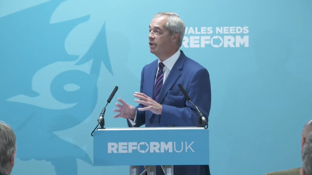 Nigel Farage: Labour’s record in Wales is 26 years of failure.
