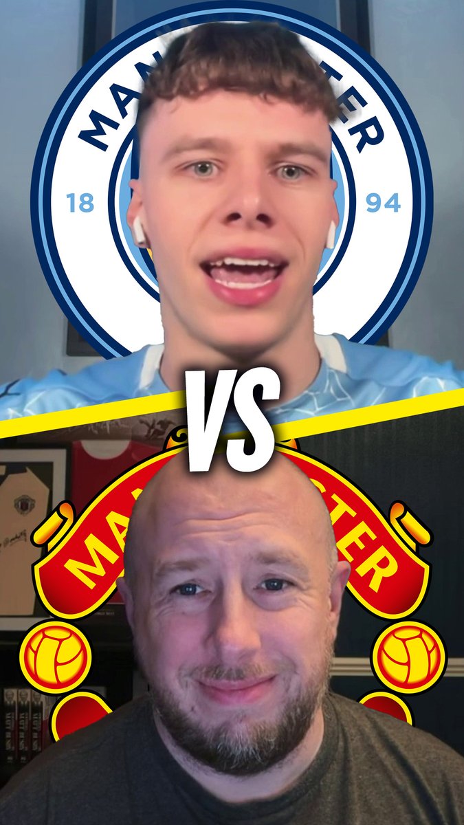 🔴 Man United fan: "It's not a proper rivalry, it's just an inconvenience!" 🔵 Man City fan: "That is complete rage bait! Absolute nonsense!" #MUFC fan Wayne Barton and #MCFC fan @LukeStanley03 clash over if United fans really care about City! 👀🔥