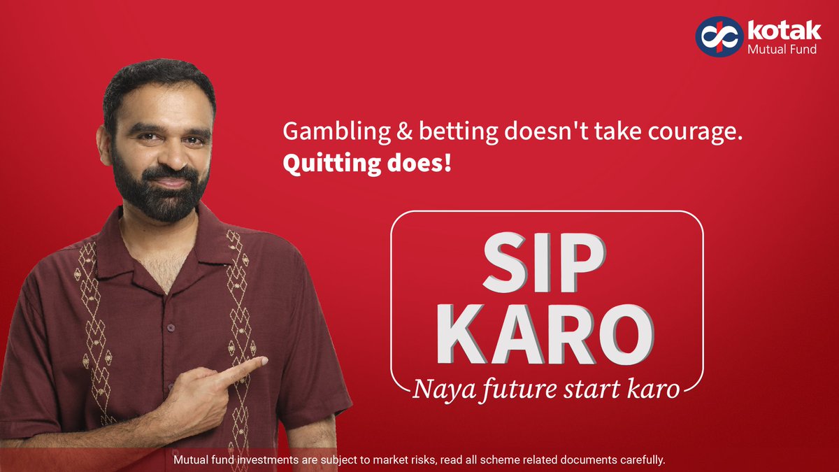 Tired of losing money in gambling and betting? Stop chasing quick wins, start a SIP and make your money work for your family’s future. Don’t be a quick money addict – SIP Karo, Naya Future Start Karo!