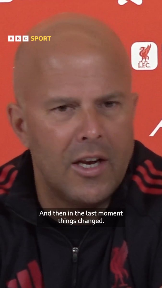 "It's a pity, not only for us but also for the player." 🗣️ Arne Slot speaks about Liverpool's failed move for Marc Guehi, for the first time.