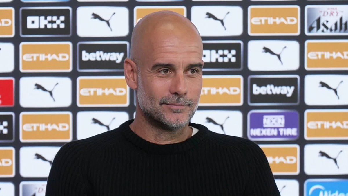 "He's a big presence for bigger stages" Ahead of Sunday's Manchester derby, Pep Guardiola discusses Gianluigi Donnarumma 🧤