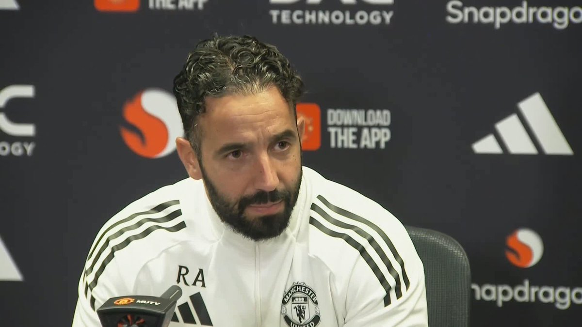 "For this game it's clear" Ruben Amorim confirms Altay Bayındır will be in goal for the Manchester derby on Sunday 👀