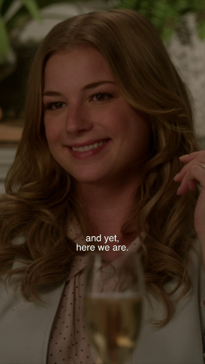 Emily is full of surprises. #Revenge