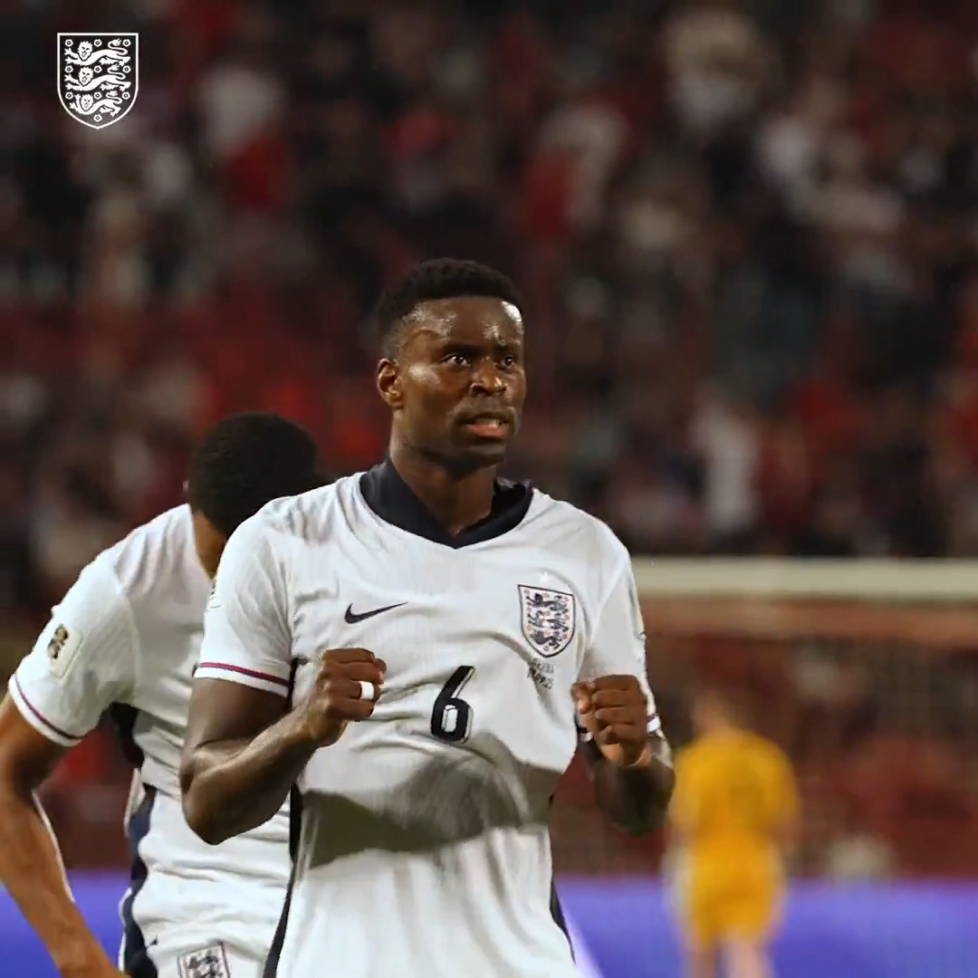Plenty to celebrate! 🥳 Go pitchside and enjoy the best bits from the #ThreeLions' win in Belgrade 📺