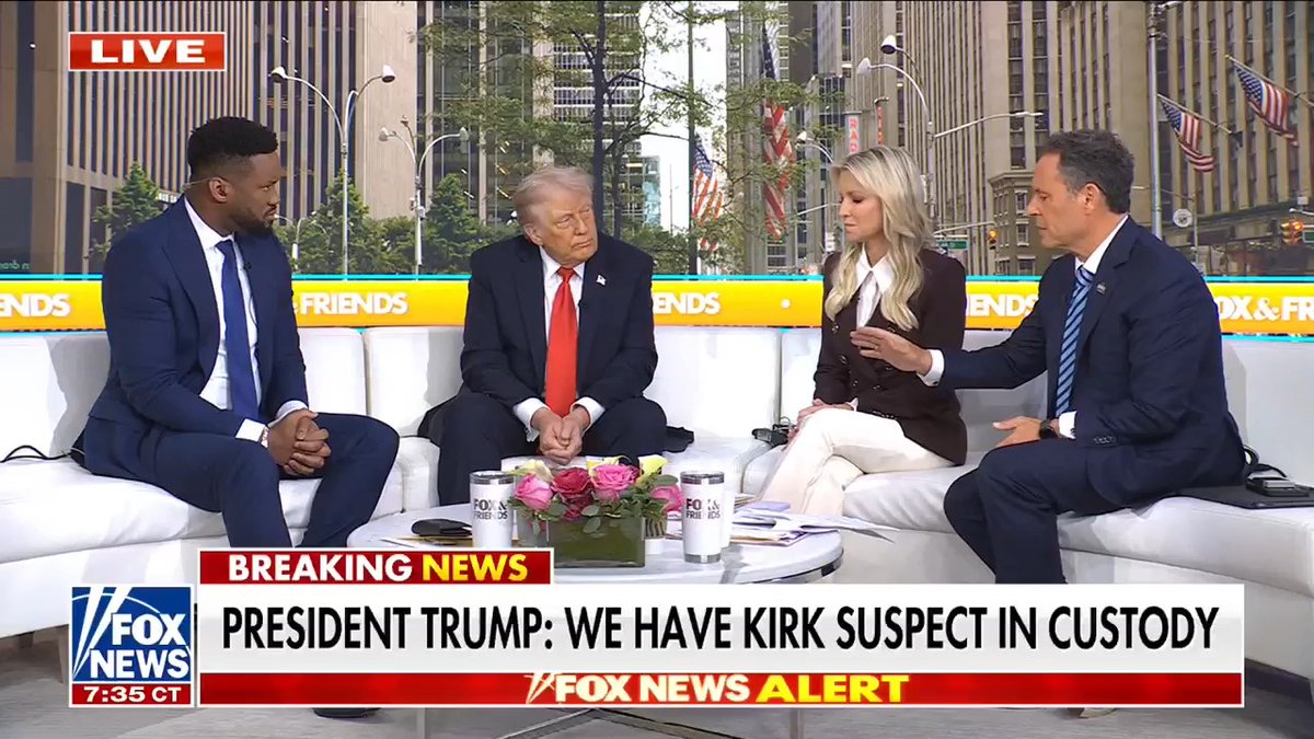 BREAKING: Trump says Charlie Kirk would want revenge at the ballot box.
