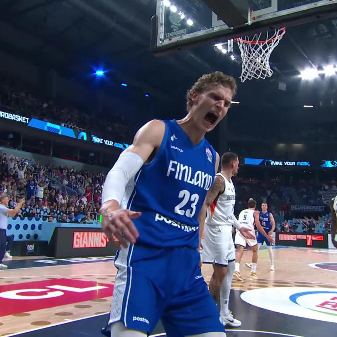Greatest players of all time: - Michael Jordan - LeBron James - Lauri Markkanen in a Finland jersey #EuroBasket | #MakeYourMark