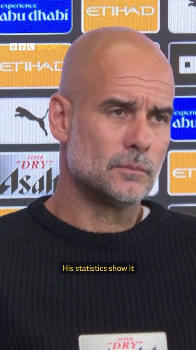 "I would not change Erling for anyone." 😤 Pep Guardiola responded after Arne Slot had said Alexander Isak was probably the best striker in the world.