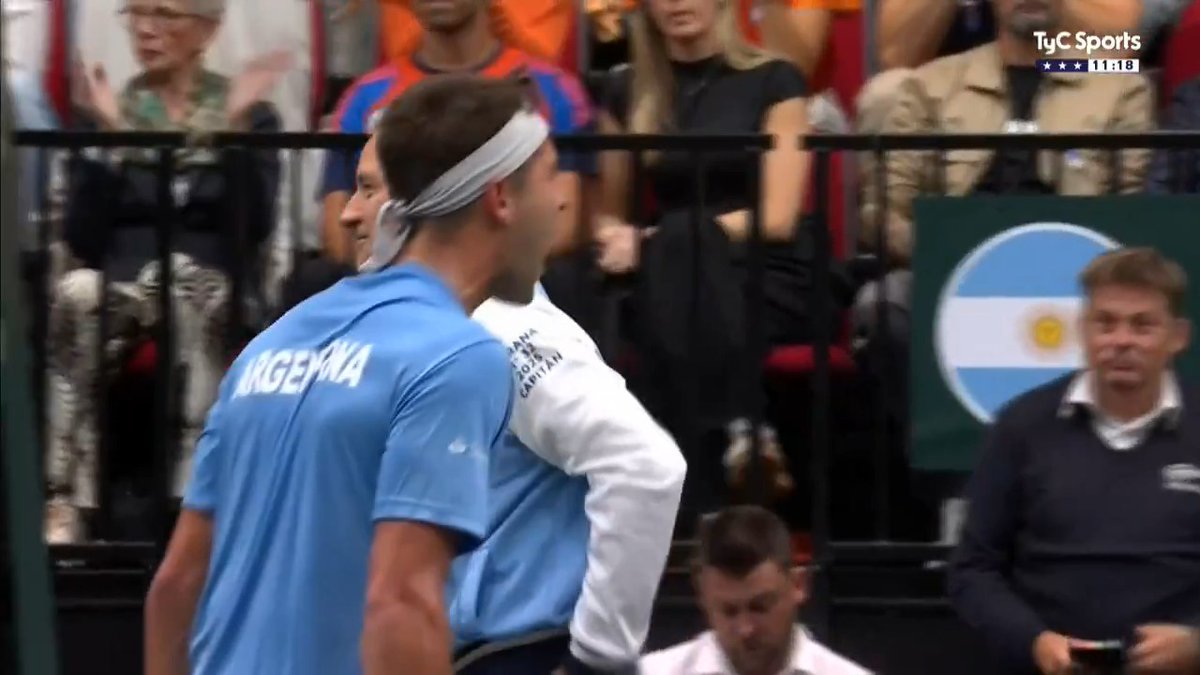 "Tomás Etcheverry": Porque venció a Jesper de Jong y consiguió el primer punto de la serie de #CopaDavis ante Países Bajos