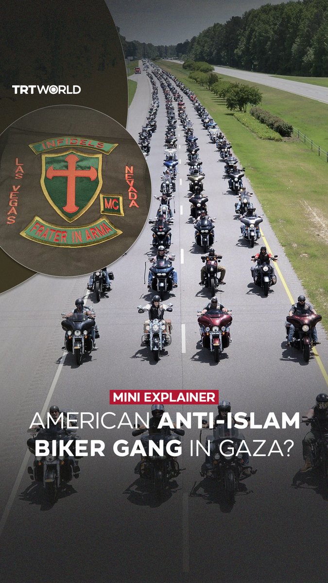 An American anti-Islam biker Gang employed by the US and Israeli-backed controversial Gaza Humanitarian Foundation (GHF) is running security at its aid sites, where more than 1,000 Palestinians have been killed. Here’s more