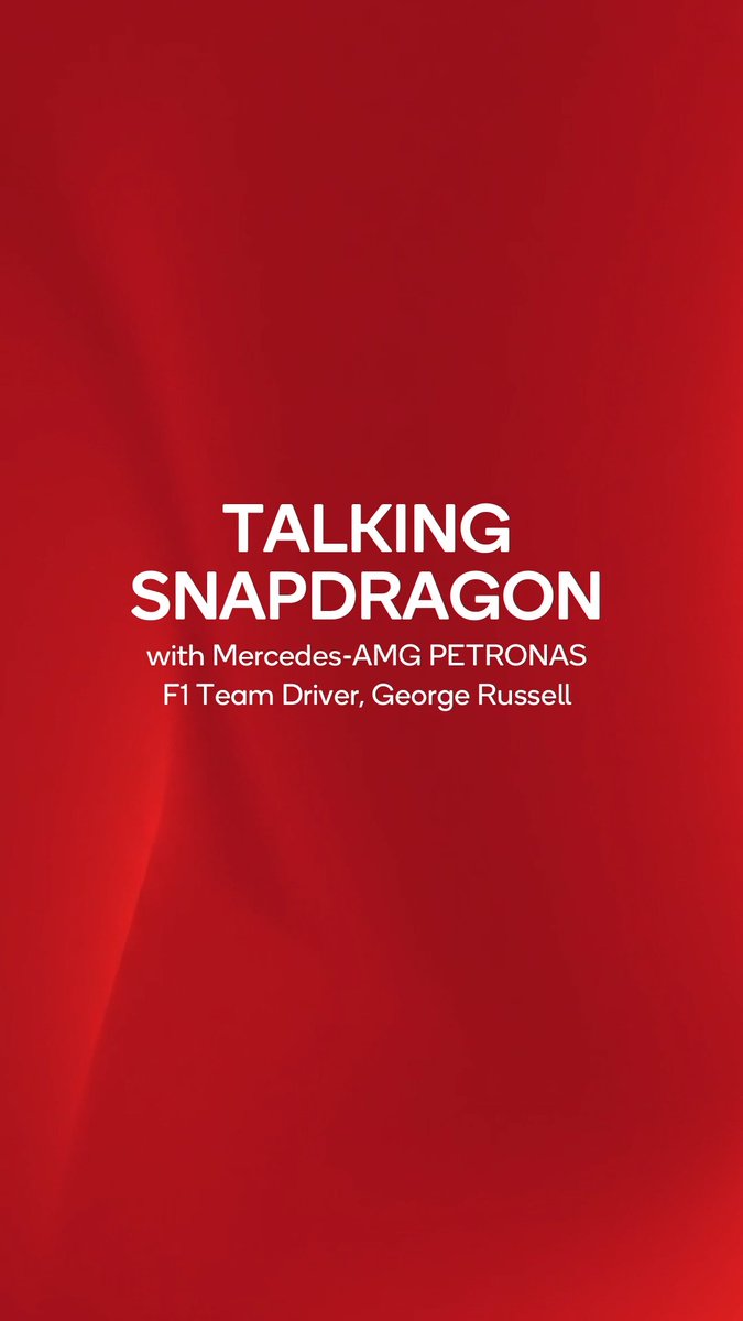 Your phone should perform as fast as @mercedesamgf1 Team Driver, George Russell, does at 200mph. #Snapdragon powered on-device #AI optimizes every task, keeping everything running smoothly, no pit stops needed. 🧠