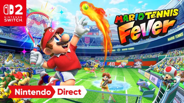 Grab your Fever Racket and get ready to hit the court in the latest entry in the Mario Tennis series. Mario Tennis Fever is coming to #NintendoSwitch2 on Feb 12, 2026. #NintendoDirect Pre-order today: