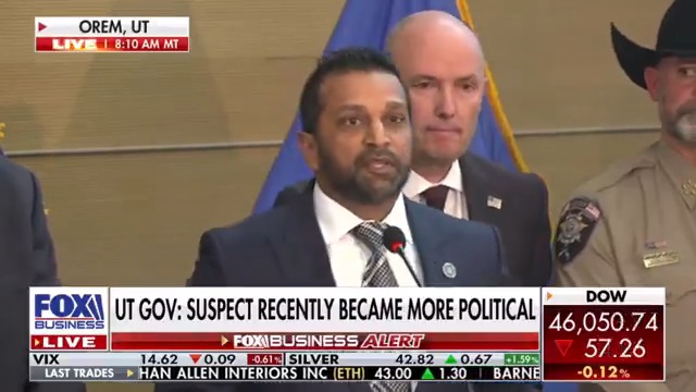 “This is what happens when you let good cops be cops.” FBI Director Kash Patel