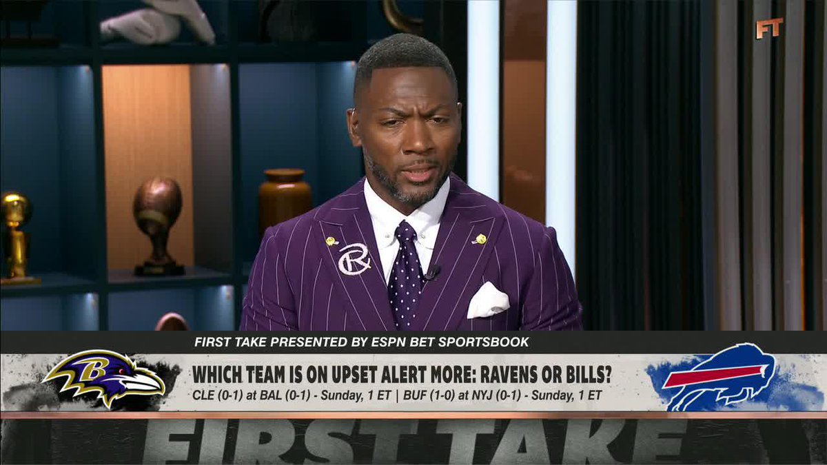 "If the Baltimore Ravens find a way to lose this game and fall 0-2 to the Cleveland Browns, it's going to be hell to pay." —Cam Newton