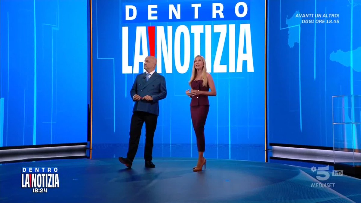 A #Dentrolanotizia è venuta a trovarci Federica Panicucci che da lunedì 15 settembre riprenderà, insieme a Francesco Vecchi, la conduzione di Mattino5 e domani sera presenterà su Rete4 l'evento mondiale "GRACE FOR THE WORLD".