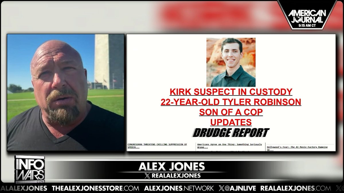 BREAKING ANALYSIS: Charlie Kirk's Killer CONFIRMED To Be ANTIFA Devil! Alex Jones Responds To The Capture Of Tyler Robinson "We're Living In The Podesta Civil War Plan & The Trans/ANTIFA Cult Is The Tip Of The Spear On The Violent Left!"