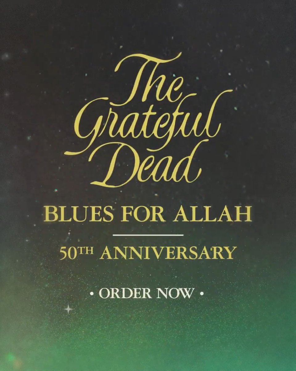 ‘Blues For Allah’ is the Dead’s unique vision, a deeply humane parable that framed their own artistic renewal in the most inclusive, expansive terms. Fifty years later, it remains one of their most musically successful and resolutely experimental albums.” - Nicholas G. Meriwether, Executive Director of the Grateful Dead Studies Association The ‘Blues For Allah’ 50th Anniversary Editions are OUT NOW 🐪⚡ Available on 1LP, 3CD, Vinyl Picture Disc, Atmos Blu-Ray, and Digital Download. Lock in yours at