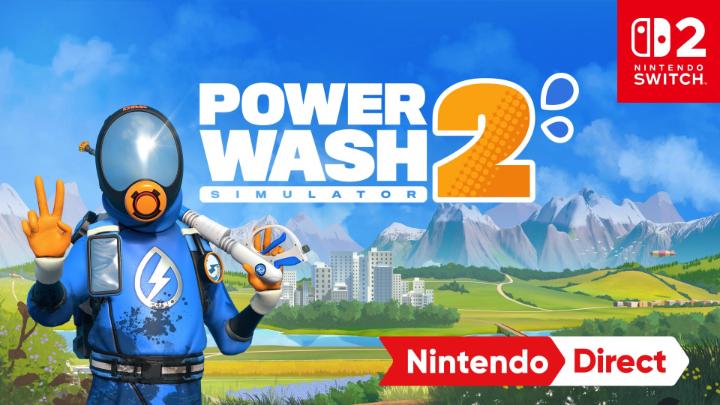 Get ready for some good clean fun when PowerWash Simulator 2 comes to #NintendoSwitch2 Fall 2025! Double the satisfaction with local split-screen co-op or online play with up to 4 washers. #NintendoDirect