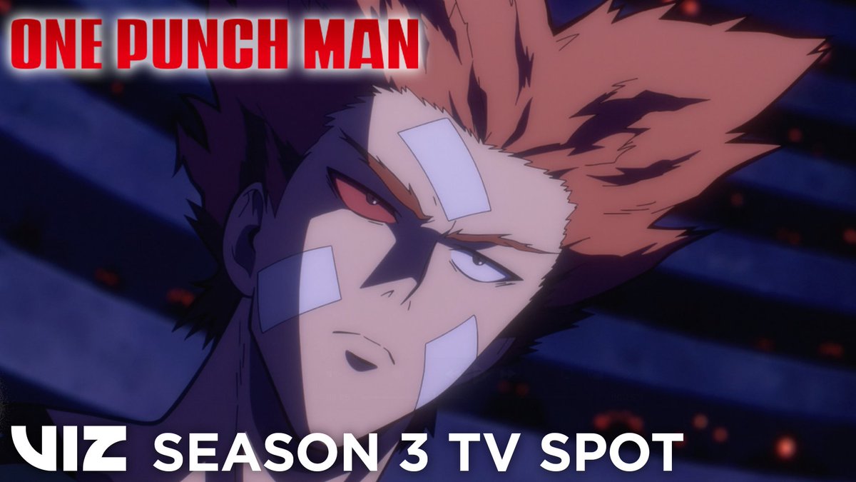 New #onepunchman season 3 TV Spot is here ‼️👊 Coming October 2025! To start off the new Season, a Season 2 Recap Video will also be uploaded on YouTube on Oct. 5, 2025