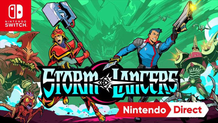 It's time to survive the storm and fight your way to the fractured core of the planet in Storm Lancers, a brand-new co-op rogue-like from ProbablyMonsters, available now exclusively on #NintendoSwitch. #NintendoDirect Play now:
