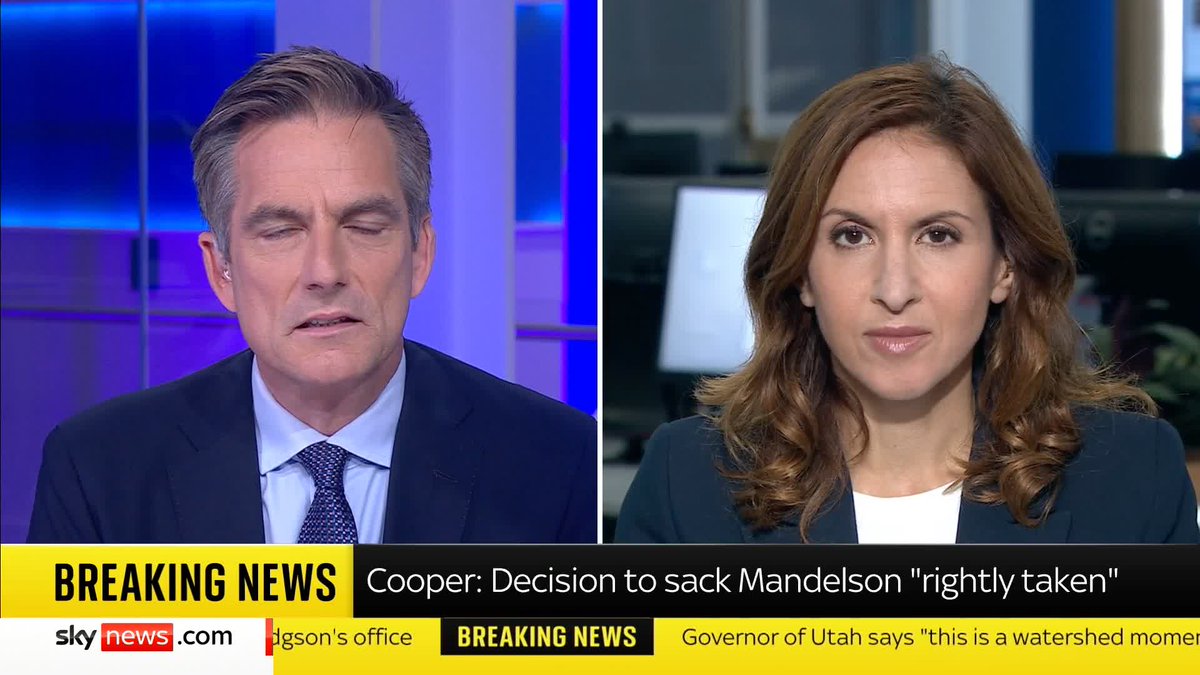 No 10 appointed Mandelson despite security concerns, Sky News understands. Political Correspondent Tamara Cohen has the latest 👇🏼 📺 Sky 501, Virgin 602, Freeview 233 and YouTube