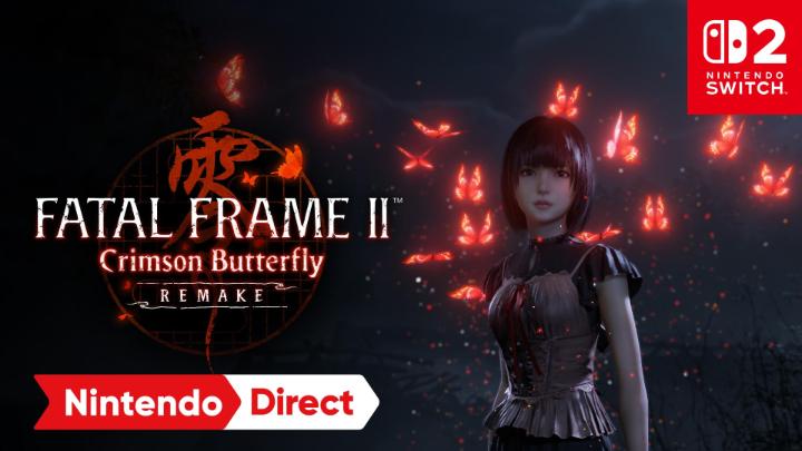 When twin sisters find themselves lost in a village that has vanished from the map, they must fight to unravel the mysteries of the supernatural phenomena. FATAL FRAME II: Crimson Butterfly REMAKE from KOEI TECMO AMERICA is a beautiful revival of the classic horror experience, coming to #NintendoSwitch2 in early 2026. #NintendoDirect