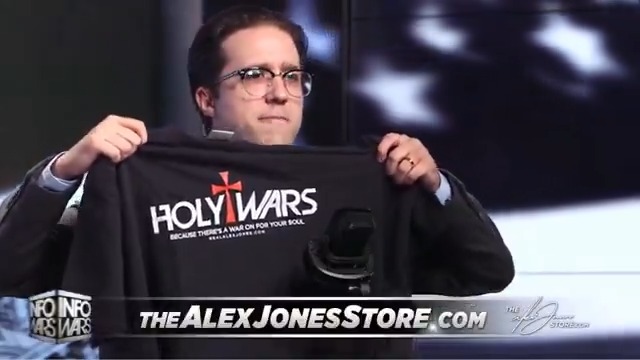 INFOWARS DECLARES A HOLY WAR in the Battle for the Soul of America Stand Tall - Join the Crusade @realAlexJones