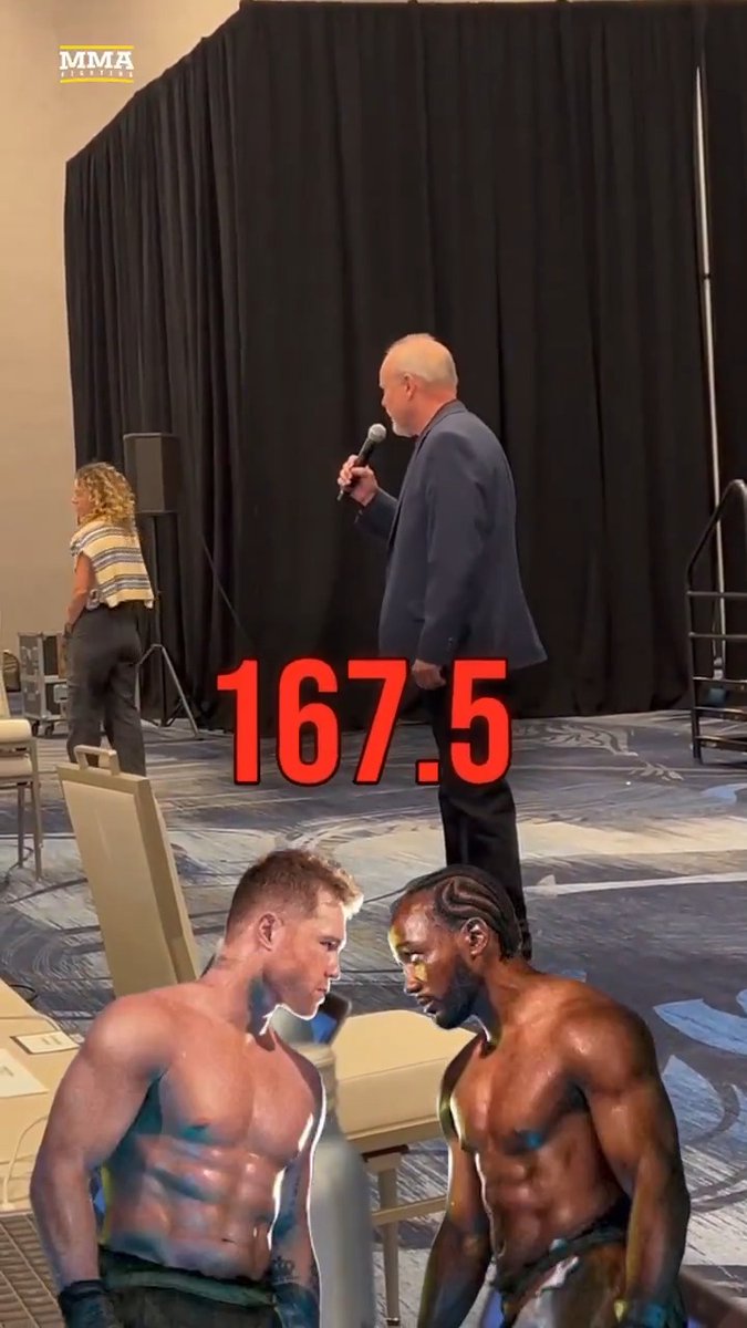 The Nevada Athletic Commission announces the official weights for Canelo Alvarez and Terence Crawford #CaneloCrawford