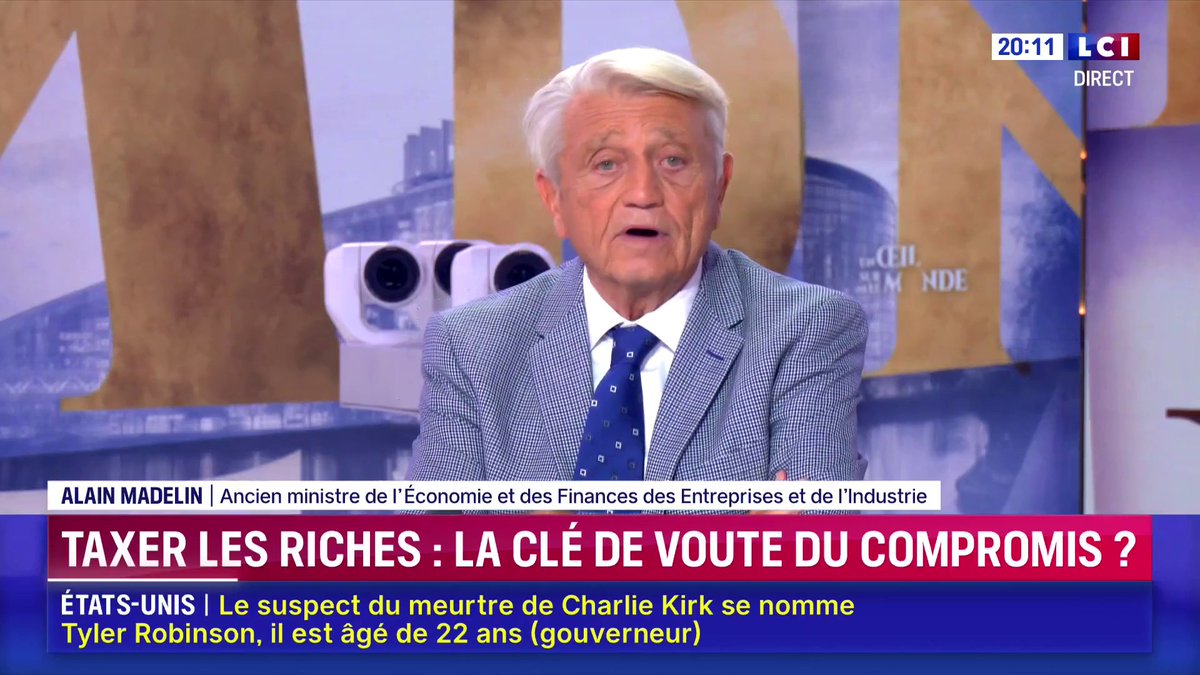 🗣 "Aujourd'hui vous avez 10% des Français qui sont à 20 euros près. Il y a des hésitations pour quelques euros à la caisse du supermarché." ➡ L'émotion de Alain Madelin, ancien ministre de l'Économie sur LCI
