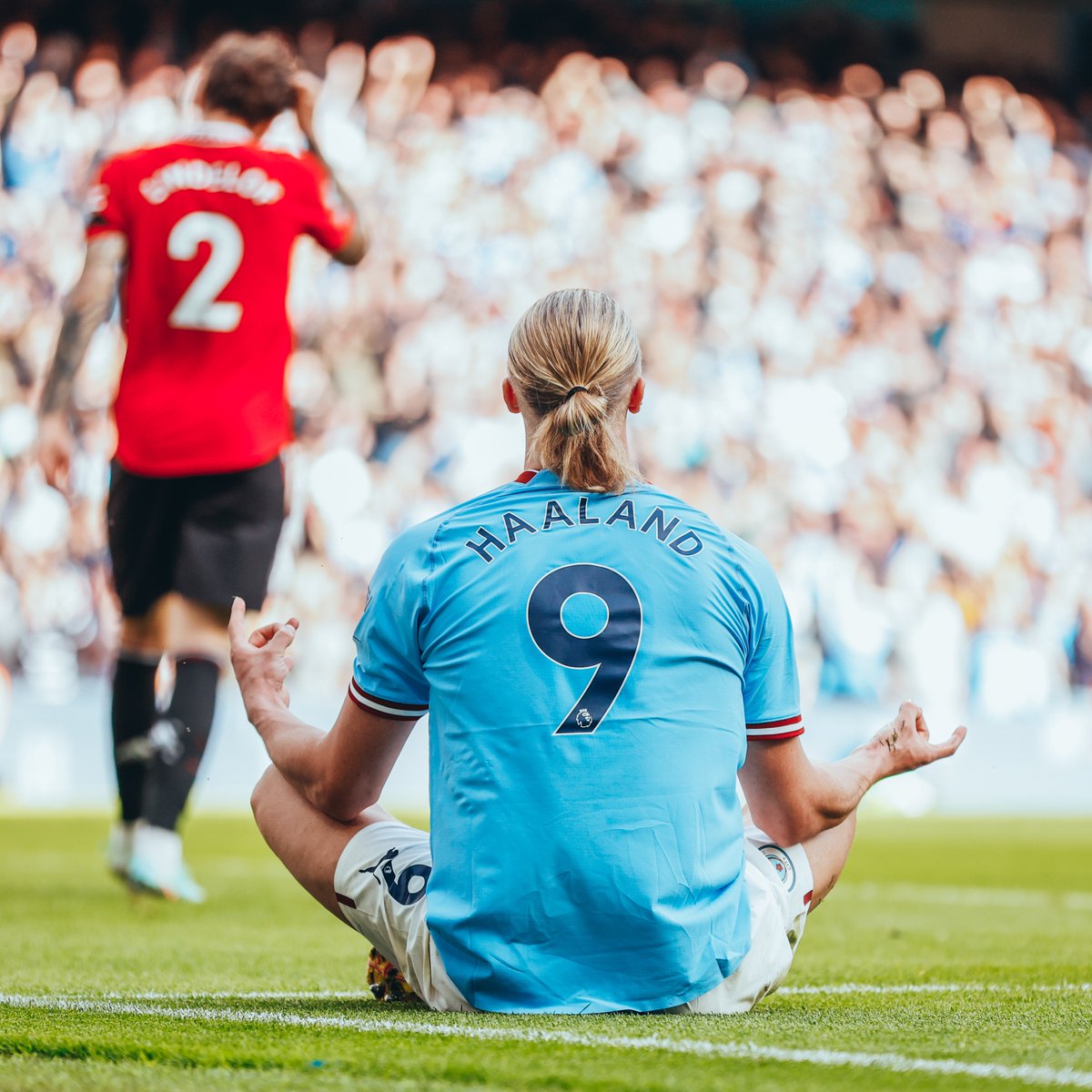 I’ve never seen a united player scoring a hat trick against us