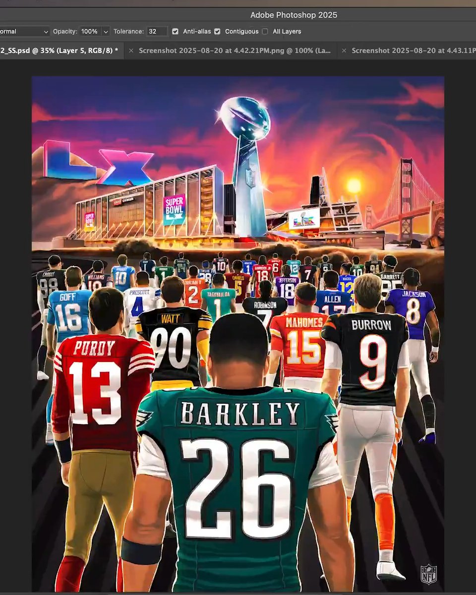An inside look at how the Kickoff illustration is made 🤩
