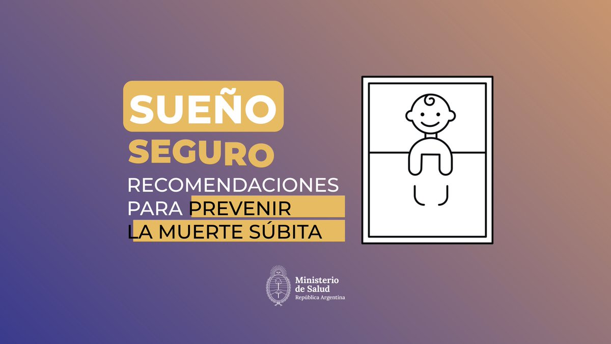 👶 ¿Sabías que la muerte súbita de los bebés se puede prevenir? El síndrome de la muerte súbita del lactante se puede presentar durante el primer año de vida. Seguí las siguientes recomendaciones para un sueño seguro La prevención es la clave 👌 + info: