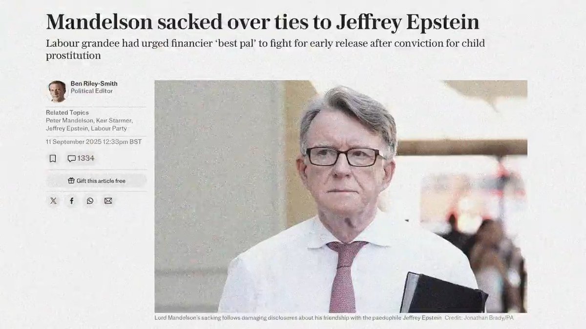 The PM knew about Mandelson’s relationship with Epstein but still appointed him as US ambassador anyway. Keir Starmer is not up to the job.