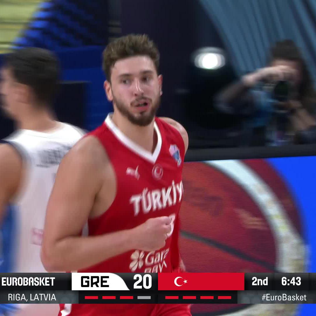 Let me remind you, Alperen Sengun is just 23 years old. 🇹🇷 📊 20.8 PTS | 11.0 REB | 7.0 AST | 1.1 STL | 0.9 BLK #EuroBasket | #MakeYourMark