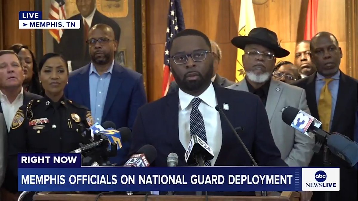 In an interview on Friday, President Trump said the mayor of Memphis, Tennessee, is "happy" the National Guard is coming to the city. Memphis Mayor Paul Young said in a press conference that was an "overstatement."
