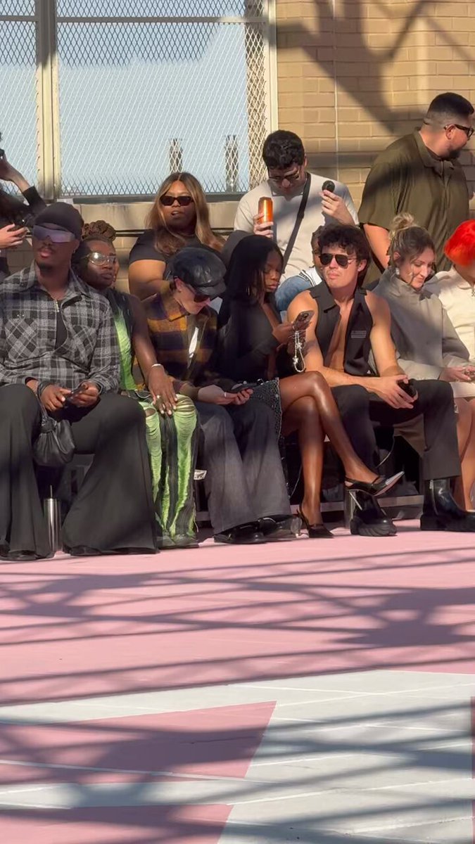SPOTTED: Olandria and Nic front row at Off-White… Nicolandria is giving fashion power couple Video: Hypebae #LoveIslandUSA #Nicolandria #NYFW