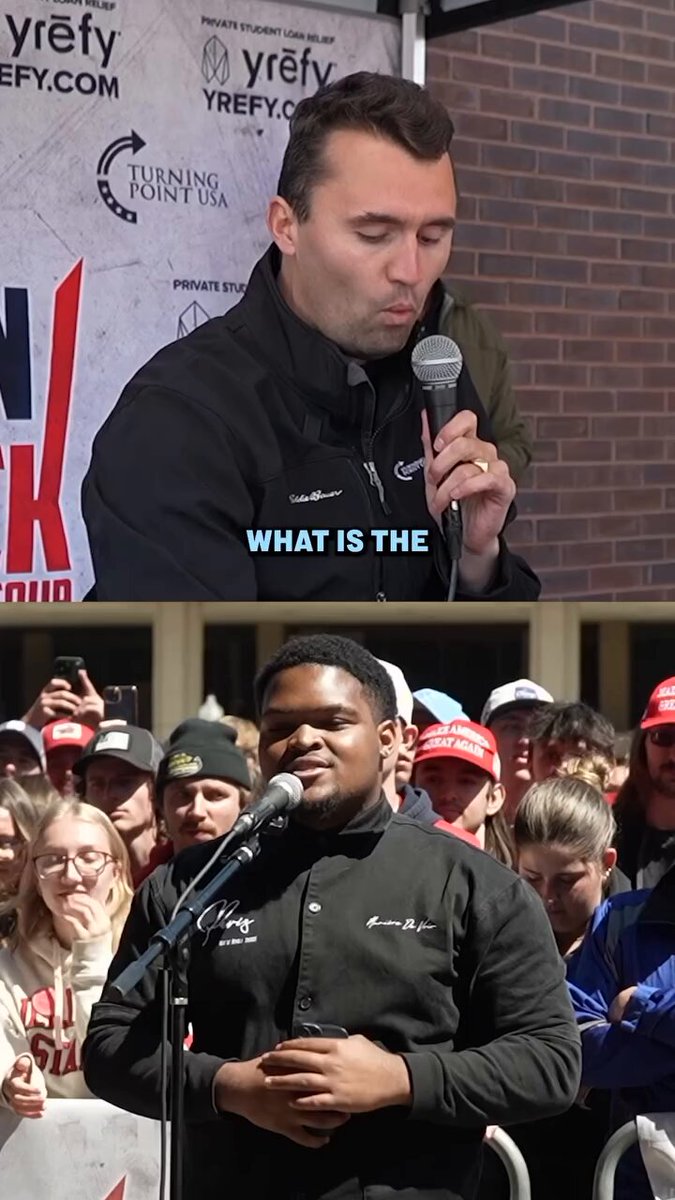 Charlie Kirk : OTHER BLACKS KILLING BLACKS. 🤔 Thought 💭 ⁉️