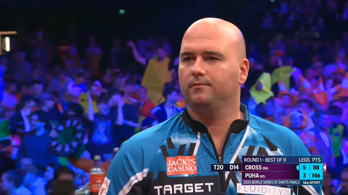 CROSS SAFELY THROUGH! Rob Cross wraps up a 6-3 win over Haupai Puha! 📺 #WSODFinals | R1