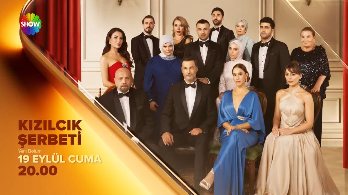 “Sana karşı koymak çok zor…” #KızılcıkŞerbeti yeni fragman yayında. Yeni bölümümüzle 19 Eylül Cuma 20.00’de @showtv’deyiz. @goldyapim