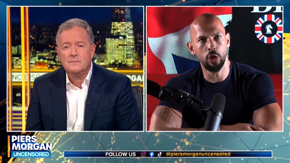 "A man tried to come into my house and stab me three weeks ago!" Andrew Tate doubles down as Piers Morgan challenges his posts about Charlie Kirk. Watch the full interview 👇 📺 Piers Morgan | @CobraTate