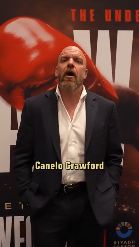The Game Triple H gets it 😅 🥊 Get your tickets for #CaneloCrawford NOW! [ 🎟️: | #RiyadhSeasonCard ]